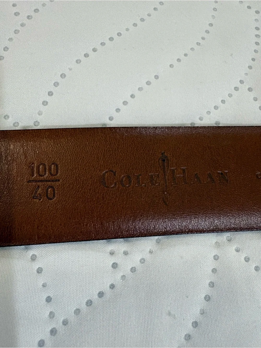 Vintage Cole Haan A1931 Leather Belt | Men’s 40 | Made in USA | Burgundy/Oxblood